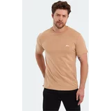 Slazenger POLL Men's Short Sleeve T-Shirt Beige