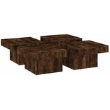  Stolić za kavu boja hrasta 90x90x28 cm od konstruiranog drva | Eponuda.ba