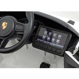  Licencirani auto na akumulator Porsche 718 - bijeli/lakirani | shoptok.hr