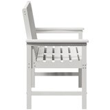  Vrtna klupa Bijelo 120 x 59 x 88 cm HDPE | shoptok.hr