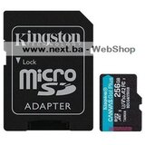  Micro SD memorijska kartica Kingston 256GB Canvas Go Plus + ADP SDCG4/256GB | Eponuda.ba