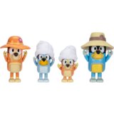 BLUEY Paket 4 figur - družina Heeler na potovanju - 1 k. Cene