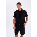 Defacto Regular Fit Polo Neck Cotton Short Sleeve Shirt Cene