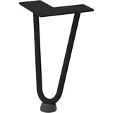  Noge s ukosnicama za stolić za kavu 4 kom. Crne 20 cm Puni čelik | Eponuda.com