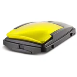 Žuti plastičan poklopac za kantu za smeće za odvojeni otpad –