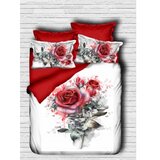 Lessentiel Maison set posteljine 123, 200x220cm, bijelo-crvena | Eponuda.ba