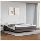 vidaXL Za krevet s oprugama sivi 180x200 cm od umjetne kože | shoptok.hr