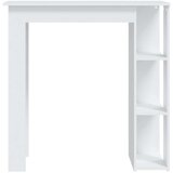 Barski stol s policom bijeli 102 x 50 x 103 5 cm od iverice | shoptok.hr