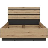 Modern Living Postelja Corte, Barva Hrasta, Siva, 140x200 | Shoptok.si