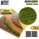 Green Stuff World Grass Tuft Strips 12mm Realistic Green | Trake trave 12mm realistična zelena | Eponuda.com