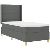  s opruga kutije Tamno siva 100 x 200 cm tkanina | shoptok.hr