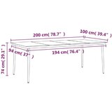  7-dijelni vrtni blagovaonski set s jastucima sivo-crni | shoptok.hr