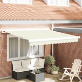 vidaXL Kremna ročna retraktibilna tenda 300x250 cm Cene
