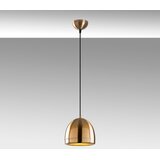 Opviq lights Viseča svetilka v bronasti barvi s kovinskim senčnikom ø 17 cm Mugo – | Shoptok.si