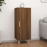  Komoda boja smeđeg hrasta 34 5x34x90 cm konstruirano drvo | shoptok.hr