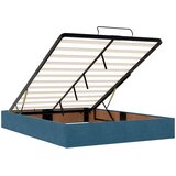  Podesivi krevet s madracem Tamno plava 140 x 190 cm Baršun | shoptok.hr