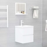  Kopalniško ogledalo belo 40x10,5x37 cm iverna plošča, (20580109) | Shoptok.si