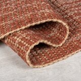 Flair Rugs Crveni obostrani/ručno rađen tepih od mješavine jute 160x230 cm Jute Ombre Red – | shoptok.hr