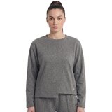 Leone 1947 Flis Woman Crewneck Comfy Siva Cene