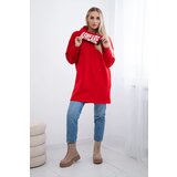 Kesi Reinforced hoodie in red | shoptok.hr