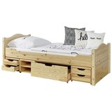 MID.YOU Postelja S Predalom Leni, Bor, Masivno | Shoptok.si