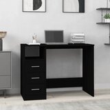  Radni stol s ladicama crni 102 x 50 x 76 cm konstruirano drvo | Eponuda.ba