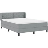  Krevet s opruga kutije Svjetlosiva 140 x 200 cm tkanina | shoptok.hr