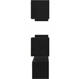  Set TV komoda Zidne 6 pcs Crni hrast Konstruirano drvo | shoptok.hr