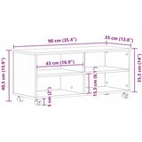 TV ormar Smeđa 90 x 35 x 40.5 cm Konstruirano drvo | Eponuda.ba