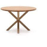 Kave Home Okrogla jedilna miza z mizno ploščo iz akacije ø 120 cm Argo – | Shoptok.si