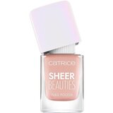 Catrice Sheer Beauties Nail Polish lak za nohte s prosojnim učinkom 10.5 ml Odtenek 070 nudie beautie | Shoptok.si