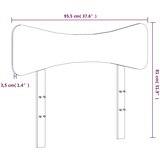 vidaXL Vzglavje voščeno rjava 90 cm trdna borovina | Shoptok.si