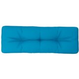 vidaXL Blazina za kavč iz palet svetlo modra 120x40x12 cm blago, (21416319) | Shoptok.si
