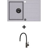  Set Tesa SQT101-AW + slavina Flexy PVD Grafit/Alumetallic | shoptok.hr