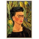  Slika - Frida Kahlo – Self-Portrait with Bonito 80x120 U prirodnom drvenom okviru | shoptok.hr