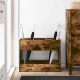  Stalak za kišobran s pohranom Dimljeni hrast 65 x 24 x 50 cm | shoptok.hr