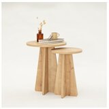 Hanah home Mushroom - Sapphire Oak klubska mizica, (20784863) | Shoptok.si