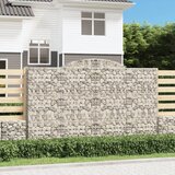  Lučne gabionske košare 8 kom 300x50x180/200cm pocinčano željezo | shoptok.hr