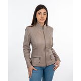 La Force Fashion Kožna jakna Cris - Bež | Eponuda.com