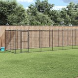  kavez za pse s krovom čelični 21,78 m² | shoptok.hr