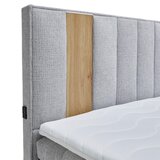 Mömax Postelja Boxspring Rabina, Svetlo Siva, 180x200 | Shoptok.si
