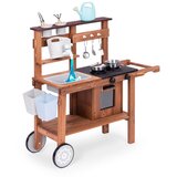 ECO TOYS Vanjska kuhinja za djecu s dodacima od jelovine | shoptok.hr