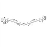 Brilagi Reflektorsko svetlo SELE LONG 8xGU10/30W/230V belo | Eponuda.com