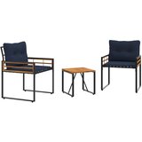  Set vanjskog namještaja s jastukom 3 pcs Mornarska | shoptok.hr