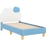  Posteljica za malčke z vzglavjem Modra 70 x 140 cm PU, (5000105741) | Shoptok.si
