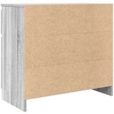vidaXL Komoda s predalom siva sonoma 71x35x65 cm inženirski les | Shoptok.si