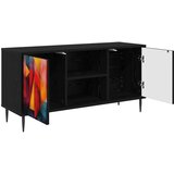  ormar HEESCH 102 x 33 x 51 cm Crni hrast Konstruirano drvo | shoptok.hr