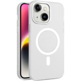 Chameleon Gumiran magnetni ovitek (TPU Magnetic Frost) za Apple iPhone 15, bel | Shoptok.si