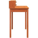  Stol s ladicama Vosak smeđa 110 x 50 x 93 cm Čvrsto borovo drvo | shoptok.hr