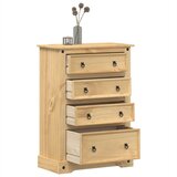vidaXL Predalnik Corona 80x43x114 cm trdna borovina Cene